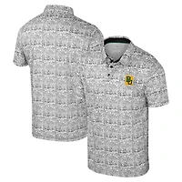 Polo noir à imprimé intégral Colosseum Baylor Bears pour homme