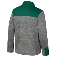 Veste zippée intégrale pour homme Colosseum gris/vert Baylor Bears Guard