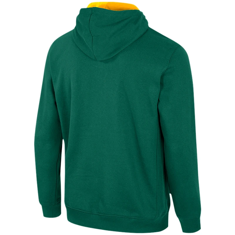 Sweat à capuche demi-zippé Colosseum Green Baylor Bears pour hommes