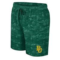 Short de bain vert Colosseum Baylor Bears Ozark pour hommes