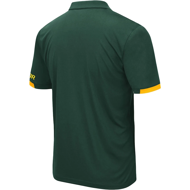 Men's Colosseum Green Baylor Bears Santry Lightweight Polo