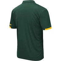 Men's Colosseum Green Baylor Bears Santry Lightweight Polo
