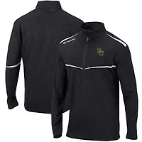 Veste noire Columbia Baylor Bears Scorecard Quarter-Zip pour homme