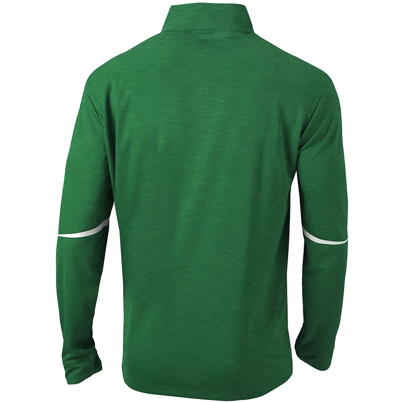 Men's Columbia Green Baylor Bears Scorecard Quarter-Zip Jacket
