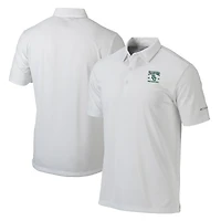 Polo Columbia White Omni-Wick Drive pour hommes, Baylor Bears, champions nationaux de basketball masculin NCAA 2021