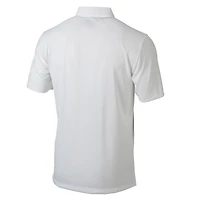 Polo Columbia White Omni-Wick Drive pour hommes, Baylor Bears, champions nationaux de basketball masculin NCAA 2021