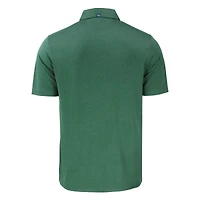 Polo recyclé extensible écologique Forge pour homme Cutter & Buck Heather Green Baylor Bears Big Tall