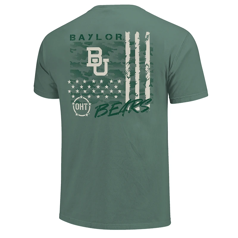 T-shirt camouflage vert Baylor Bears OHT pour homme