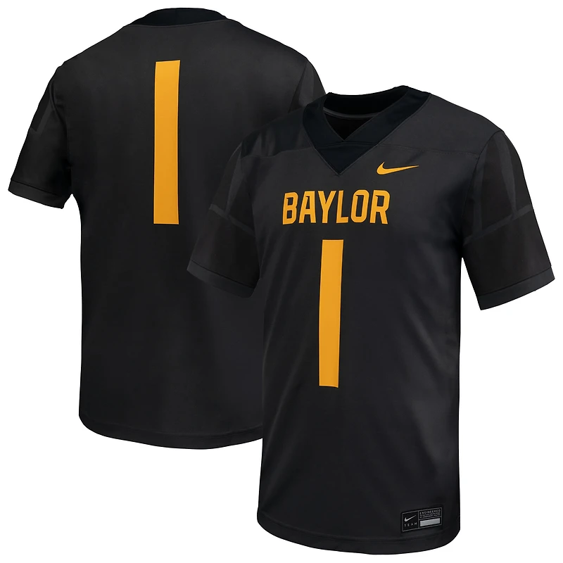 Men's Nike Anthracite Baylor Bears Untouchable Replica Football Jersey