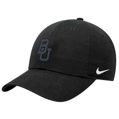 Men's Nike Baylor Bears Blackout Club Adjustable Hat