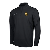Men's Nike Black Baylor Bears Intensity Performance Quarter-Zip Pullover