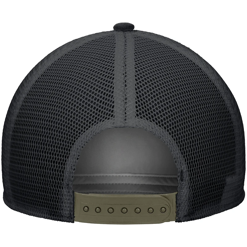 Men's Nike Camo Baylor Bears 2025 Military Appreciation Rise Adjustable Trucker Hat