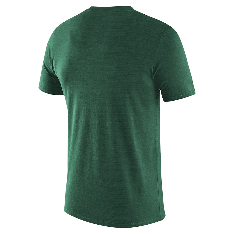 T-shirt Nike Baylor Bears 2024 Sideline Velocity Legend Performance vert pour homme