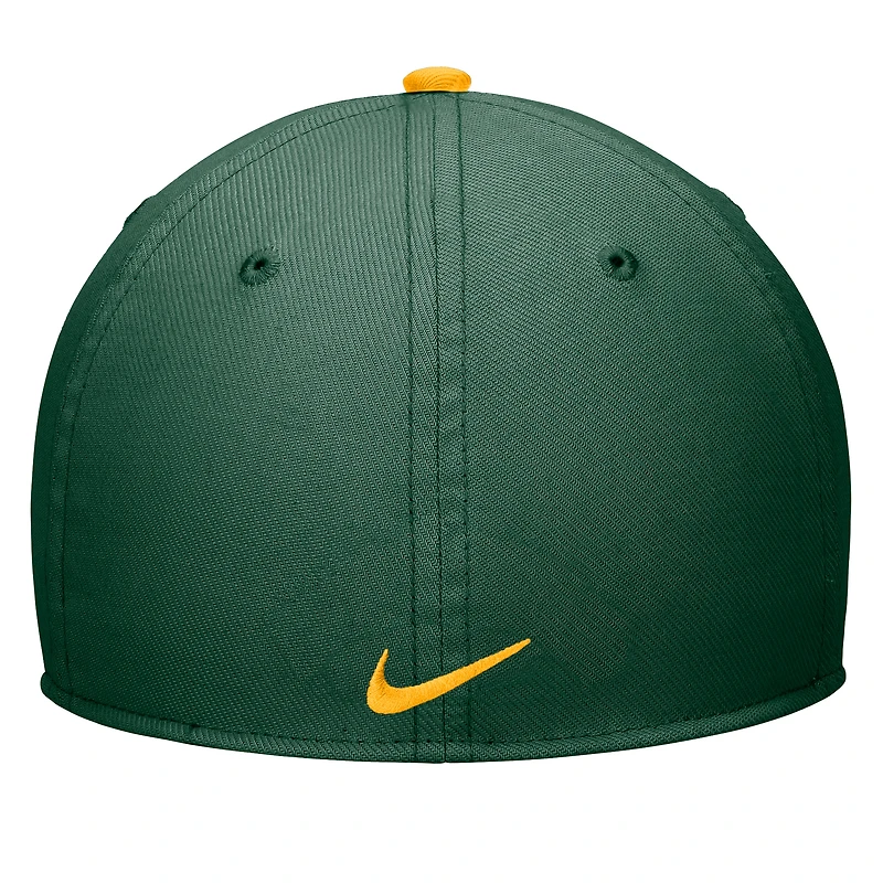 Men's Nike Green Baylor Bears 2025 On-Field True Performance Baseball Fitted Hat