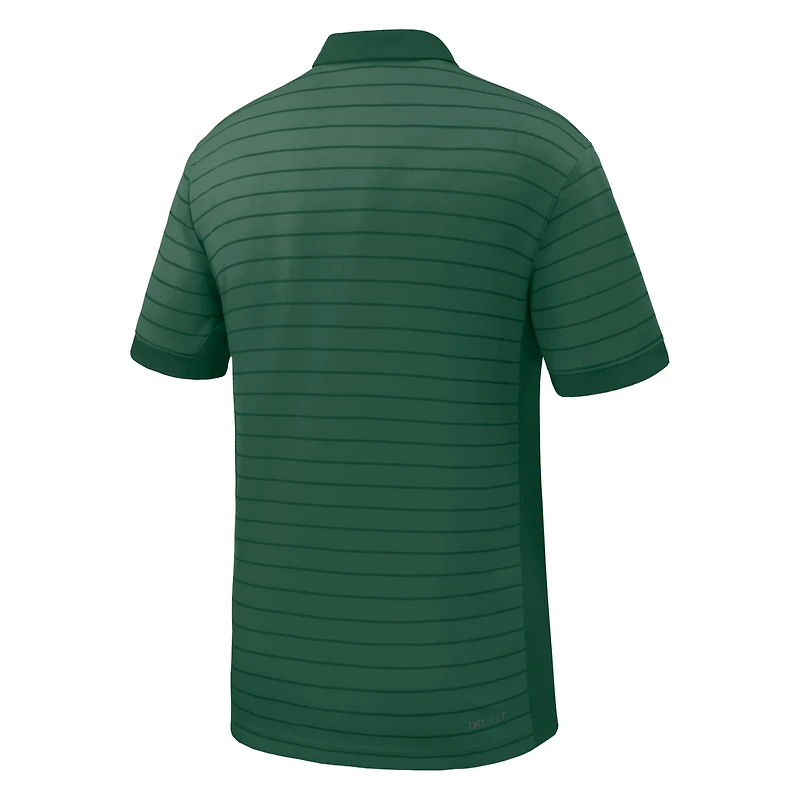 Men's Nike Green Baylor Bears 2025 Early Season Coaches Sideline Victory Stripe Performance Polo