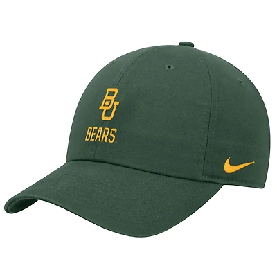 Men's Nike White Baylor Bears 2025 On-Field Club Adjustable Hat