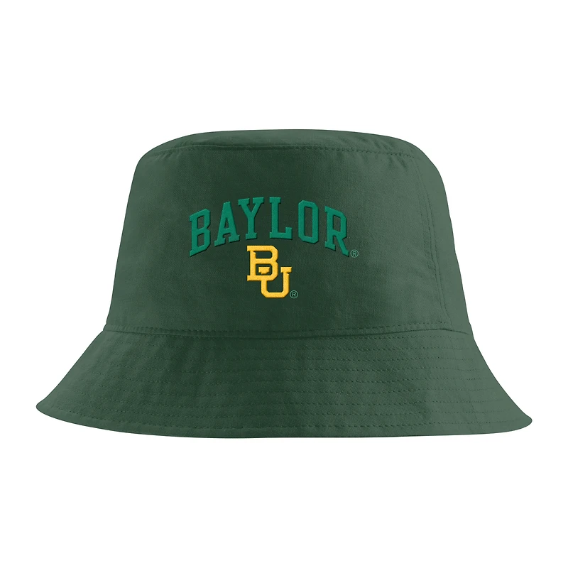 Men's Nike Green Baylor Bears Apex Striped Bucket Hat