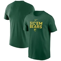 T-shirt Nike vert Baylor Bears Local Performance pour homme