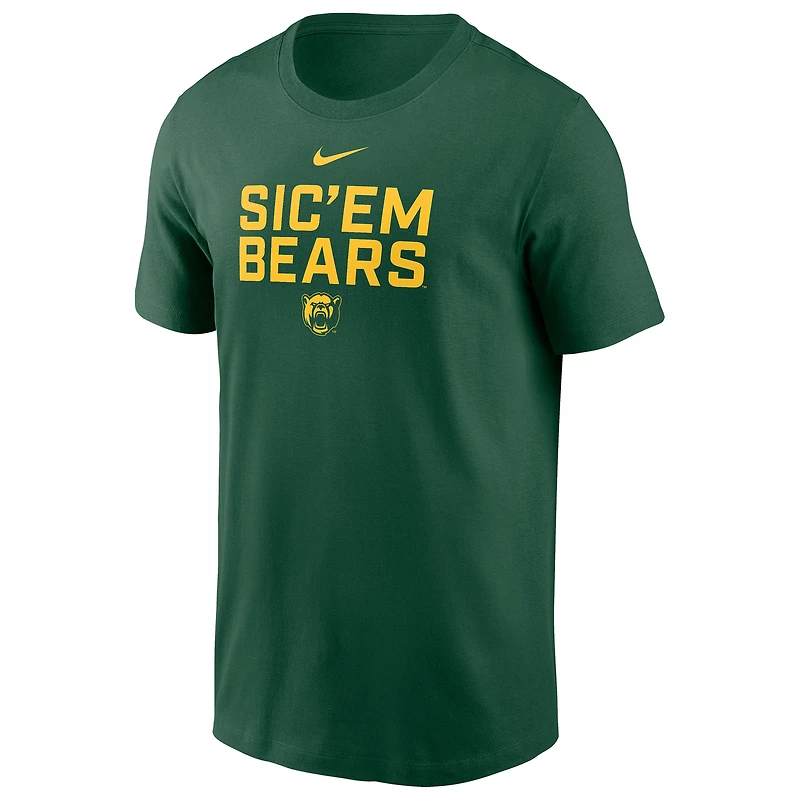 T-shirt Nike vert Baylor Bears Local Performance pour homme