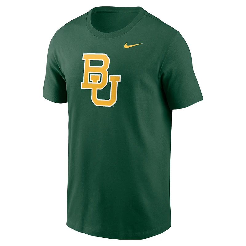 T-shirt Nike vert avec logo Baylor Bears pour homme