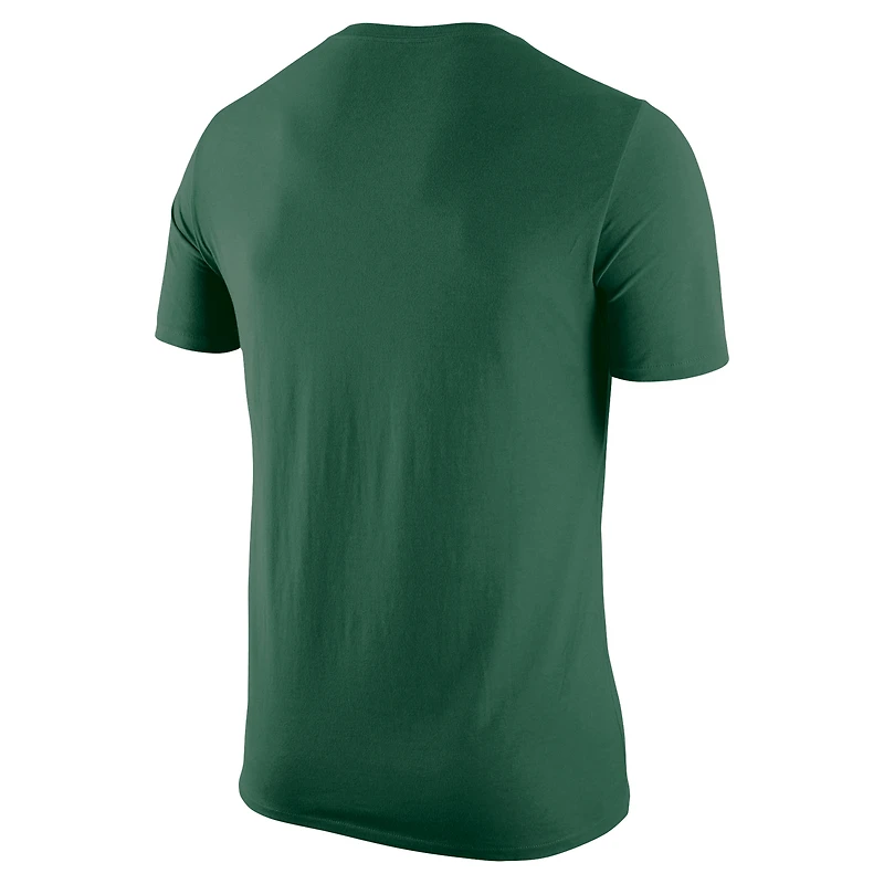 T-shirt Nike vert avec logo Baylor Bears pour homme
