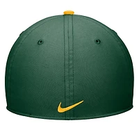 Casquette Nike Rise Performance Flex verte pour homme des Baylor Bears
