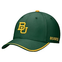 Casquette Nike Rise Performance Flex verte pour homme des Baylor Bears
