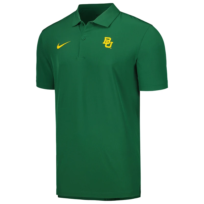 Polo Nike Baylor Bears Sideline vert pour homme