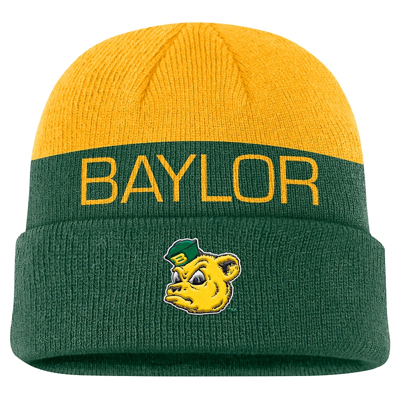 Men's Nike Green Baylor Bears Terra Cuffed Knit Hat