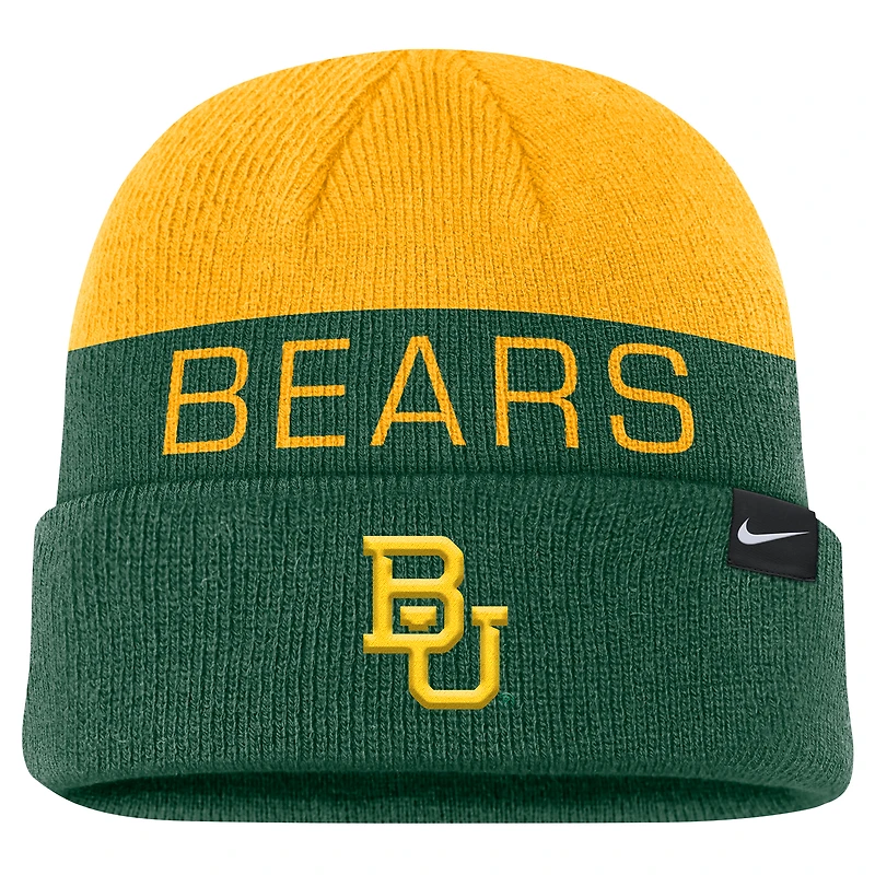Men's Nike Green Baylor Bears Terra Cuffed Knit Hat