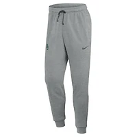 Men's Nike Heather Gray Baylor Bears Basketball Practice Dri-FIT Taper Sweatpants