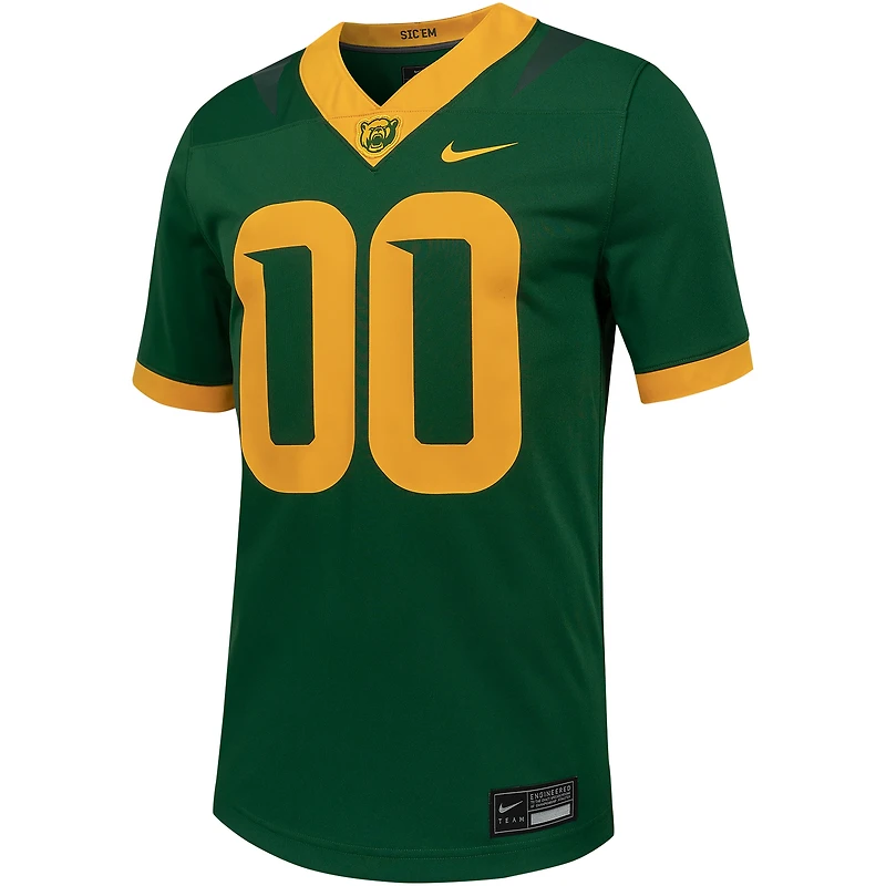 Maillot Baylor Bears Untouchable Football Replica Nike #00 vert pour homme