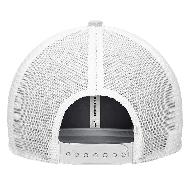 Men's Nike White Baylor Bears White Out Rise Trucker Adjustable Hat