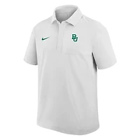 Men's Nike White Baylor Bears Woven Polo