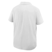 Men's Nike White Baylor Bears Woven Polo