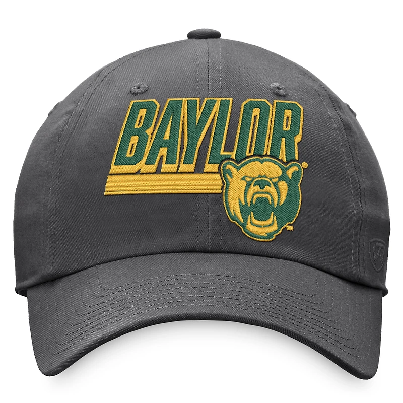 TOP BAYLOR CHARC NCAA TOP SLICE ADJ - CHARCOAL HATMENUST