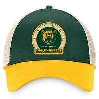 Men's Top of the World Green Baylor Bears Refined Trucker Adjustable Hat