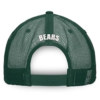 Casquette Snapback Tone Down Trucker Bears Top of the World blanche/verte pour homme