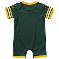 Newborn & Infant Colosseum Green Baylor Bears Bumpo Football Romper