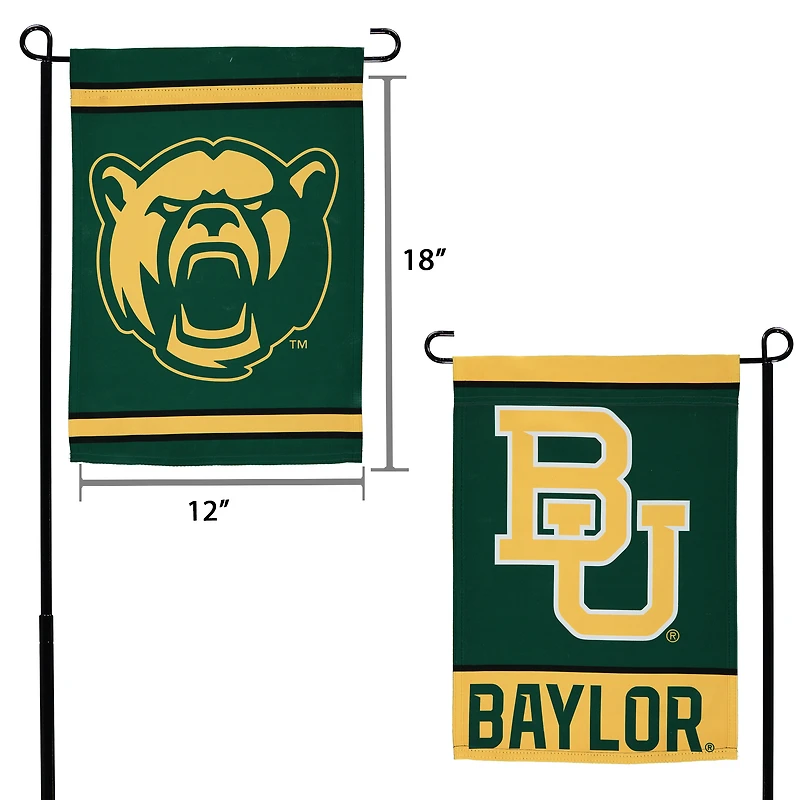 WinCraft Baylor Bears 12" x 18" Double-Sided Garden Flag