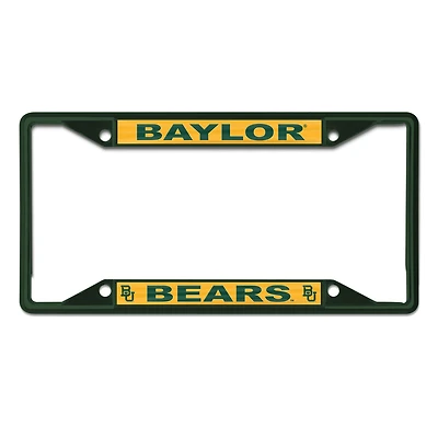 Cadre de plaque d'immatriculation couleur chrome WinCraft Baylor Bears