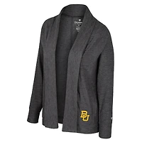 Women's Colosseum  Charcoal Baylor Bears Dash Cardigan