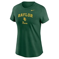 Women's Nike Green Baylor Bears Primary T-Shirt