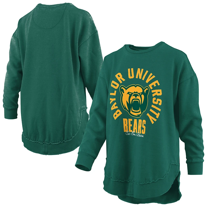 Women's Pressbox  Green Baylor Bears Blitz Long Sleeve T-Shirt
