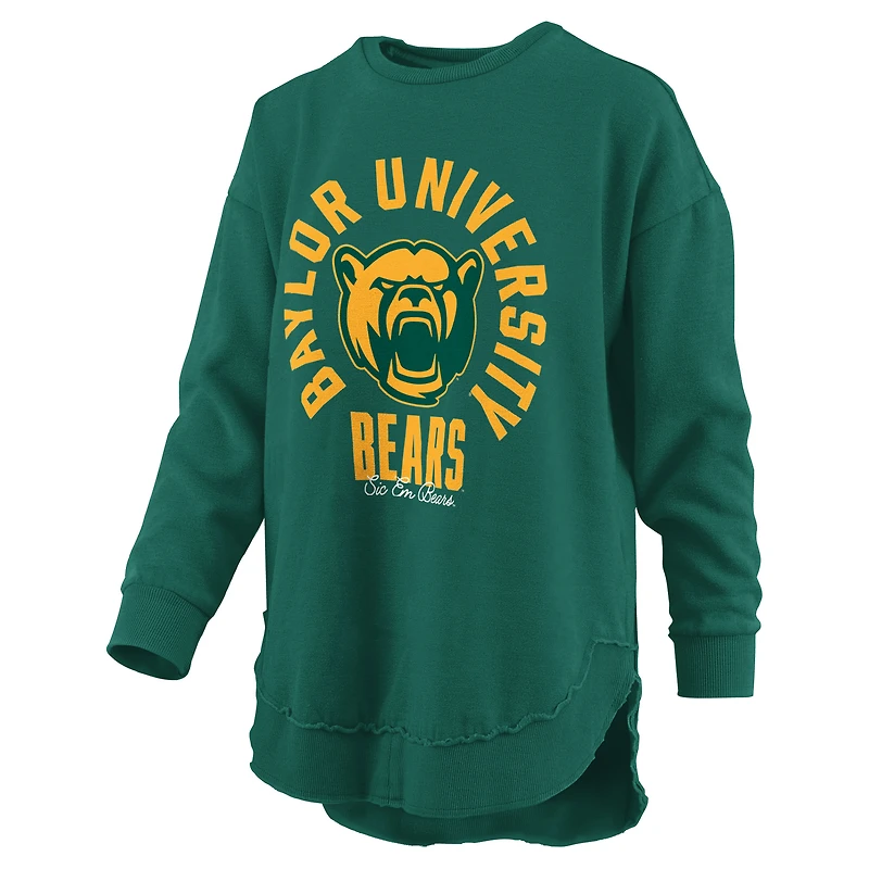 Women's Pressbox  Green Baylor Bears Blitz Long Sleeve T-Shirt