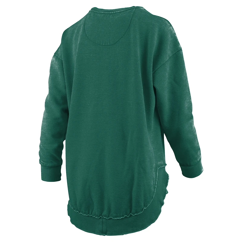Women's Pressbox  Green Baylor Bears Blitz Long Sleeve T-Shirt