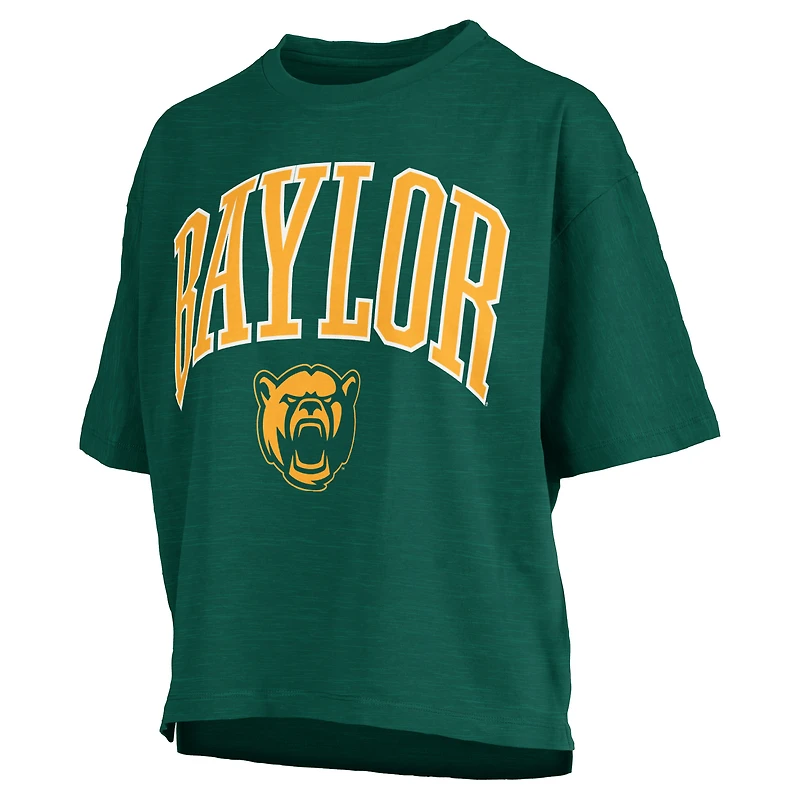 T-shirt vert Pressbox pour femme des Baylor Bears Nelson