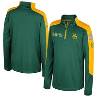 Youth Colosseum  Green Baylor Bears OHT Military Appreciation Cyclone Quarter-Zip Windshirt