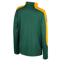 Youth Colosseum  Green Baylor Bears OHT Military Appreciation Cyclone Quarter-Zip Windshirt