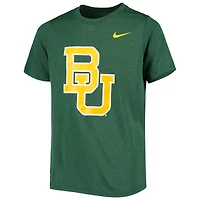 Youth Nike Baylor Bears Green Logo Legend Performance T-Shirt